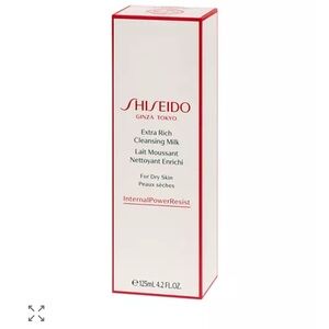 Shiseido Extra Rich Cleansing Milk - White & Red Packaging